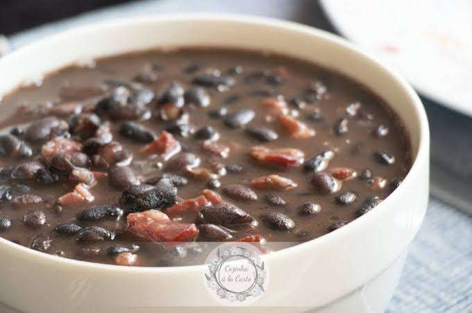 Feijao preto Guisado